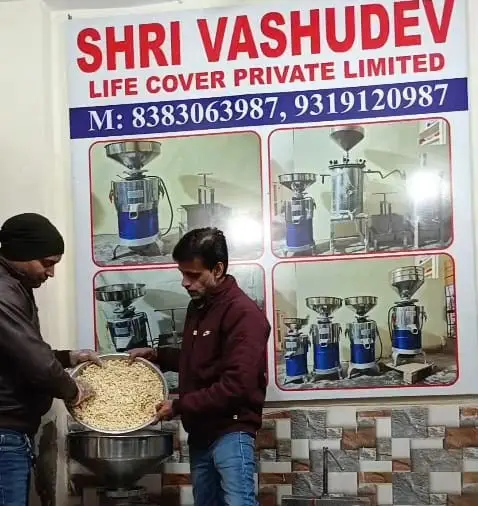 soya dal treatment and soya milk and tofu making training